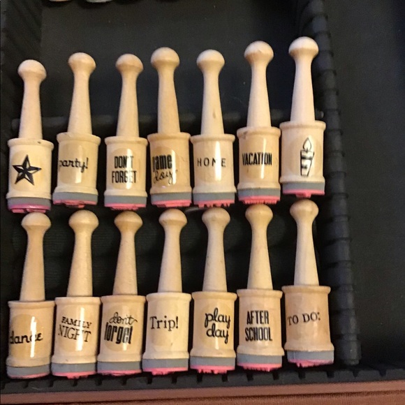 ARTS AND CRAFTS STAMPS 20 handled pieces - Picture 2 of 3